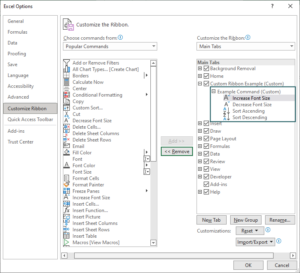 Remove Ribbon Button Ribbon In Excel - Tabs, Examples, How to Hide/Unhide/Customize?