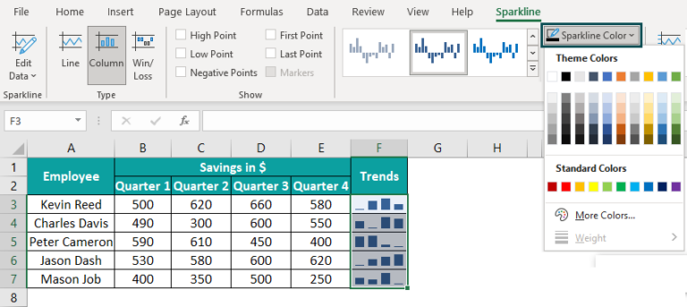 Sparklines In Excel Complete Guide With Step By Step Examples sparklines-in-excel-complete-guide-with-step-by-step-examples