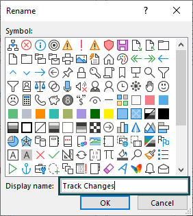 Track Changes in Excel Add in Ribbon.4