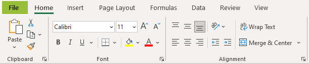 File Tab
