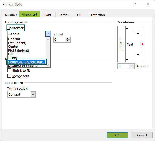Merge Cells in Excel Alternative.1