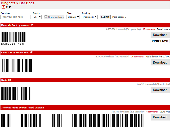 Barcode In Excel Install Font.6