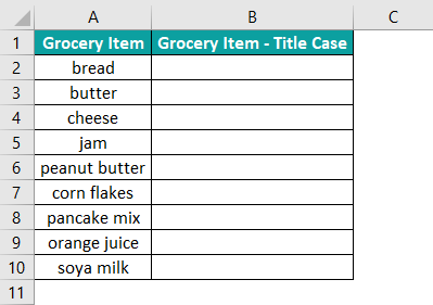 Change Case in Excel Flash Fill