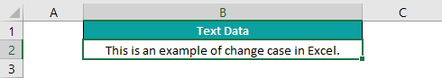 Change Case in Excel Intro