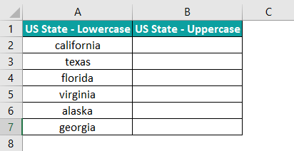 Change Case in Excel Lower to Upper