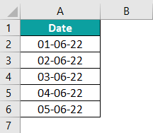 Date Format in Excel Example 3
