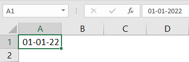 Date Format in Excel Intro