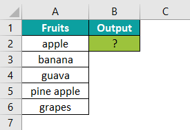 FIND function in Excel Example 2
