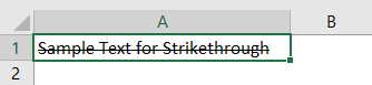 Remove Strikethrough