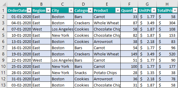 Slicers in Excel How to Use.2
