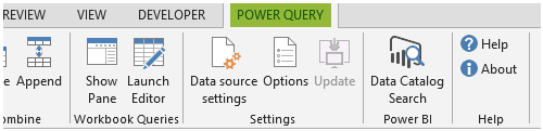 2013 Power query