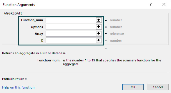 AGGREGATE Excel Function How to Use.2