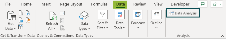 ANOVA in Excel Install