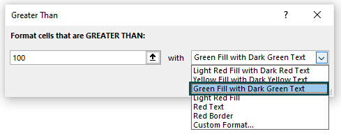 Conditional Formatting In Excel Basic Example.5