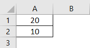Excel Minus Formula Intro