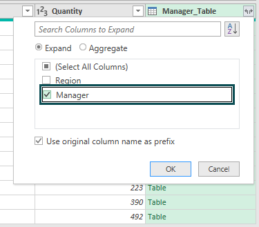 Power query in excel Example 1.18