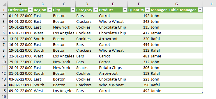 Power query in excel Example 1.21-3
