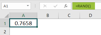 RAND Excel Function Intro
