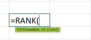 Rank syntax