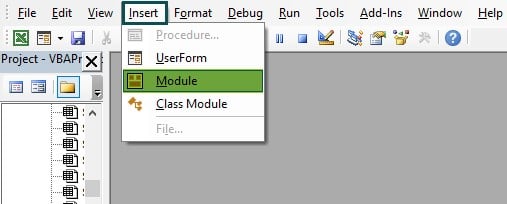 FAQ 3 - vba module