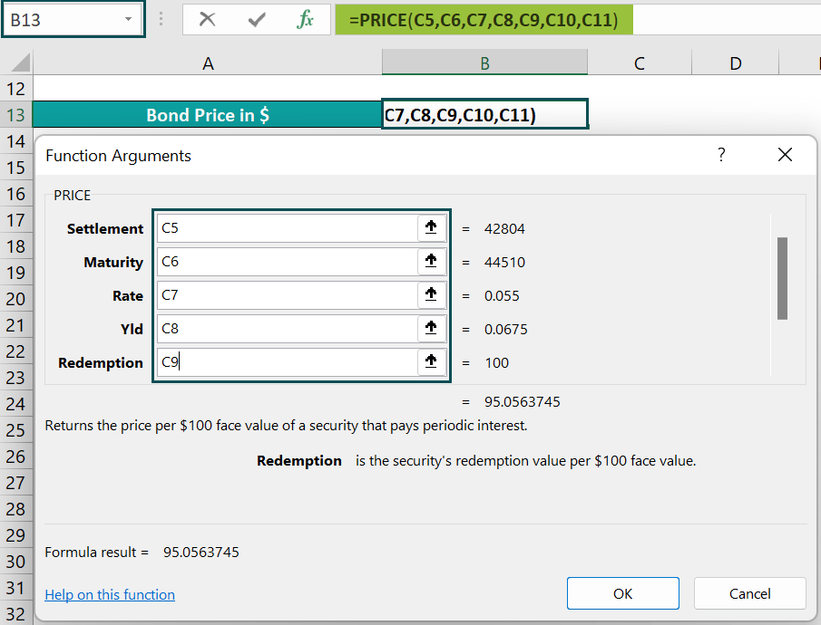 Entering from the Formula Tab - Step 2