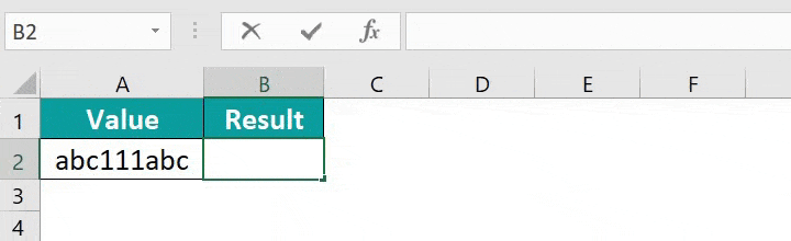 MID function in Excel -1