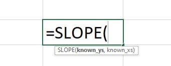 Slope formula