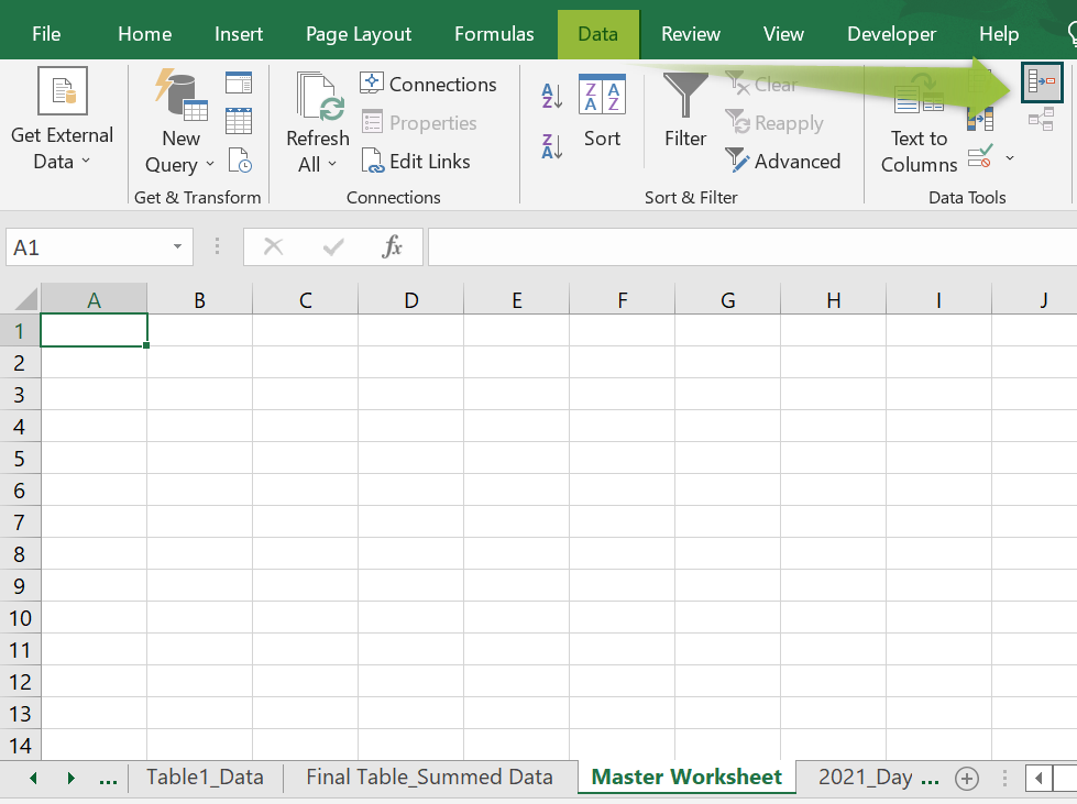 Consolidate Function in Excel - FAQ 1