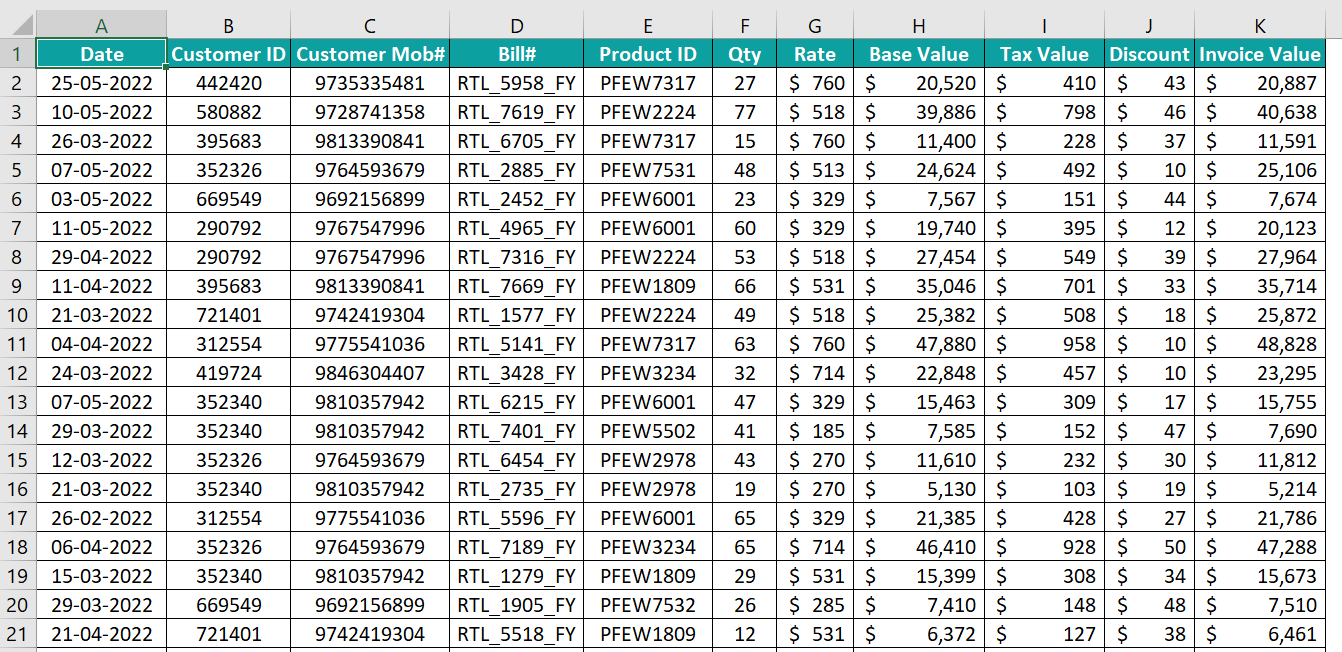 Database in Excel - Example 1 - Step 3a.png