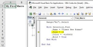 VBA Code - How to Write & Execute VBA Code with Examples