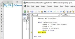 VBA Code - How to Write & Execute VBA Code with Examples