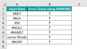 ISERROR Excel Function - Formula, Examples, How to Use?