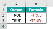 TRUE Excel Function Intro