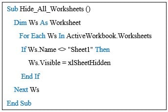 Vba Code - Example 2