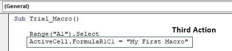 Vba code - Third Action