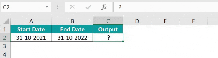 YEARFRAC in Excel - 2