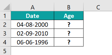 YEARFRAC in Excel - Example 2