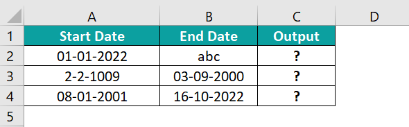 YEARFRAC in Excel - Example 3
