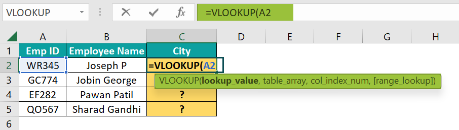 Different Workbook - Example 1 - Step 1