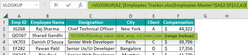 VLOOKUP From Another Sheet in Excel - Step by Step Examples