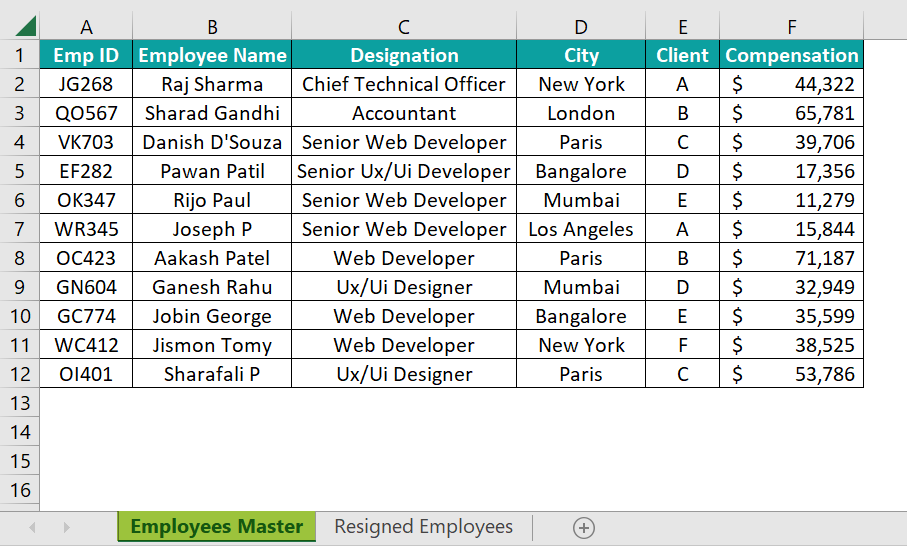 VLOOKUP From Another Worksheet - Example 1