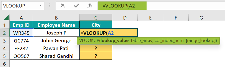 Using Named Range - Step 2