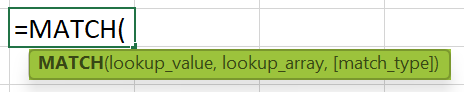 VLOOKUP MATCH Formula