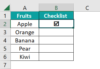 How to insert a tick symbol (checkmark) in Excel