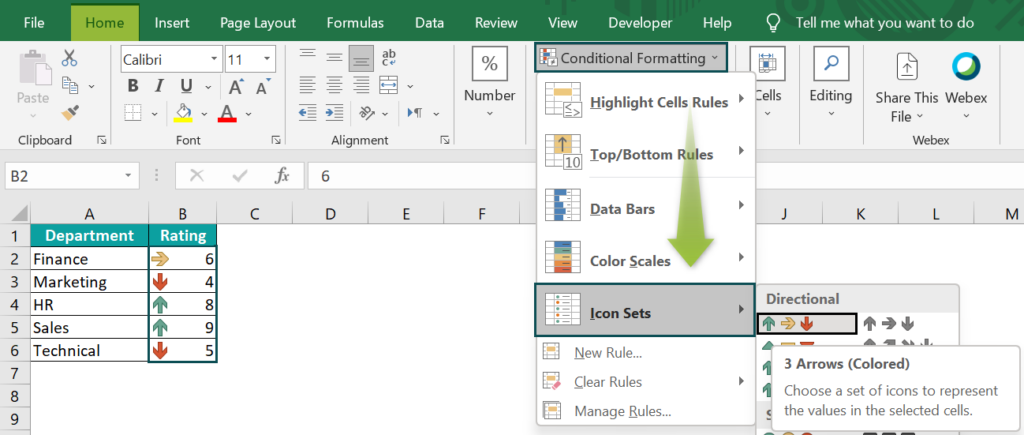 Icon Sets in Excel Conditional Formatting - Examples, How to Use?