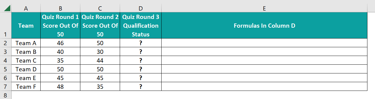 If And In Excel - 1