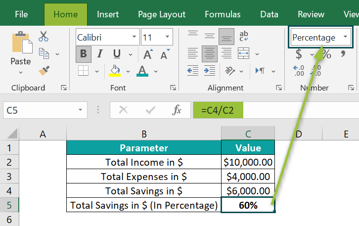 Percentage In Excel - 2