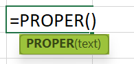 Sentence Case in Excel - PROPER Function Formula