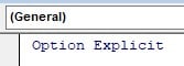 VBA Option Explicit - Intro