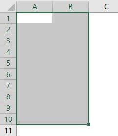 VBA Select cell Example 3 - Output